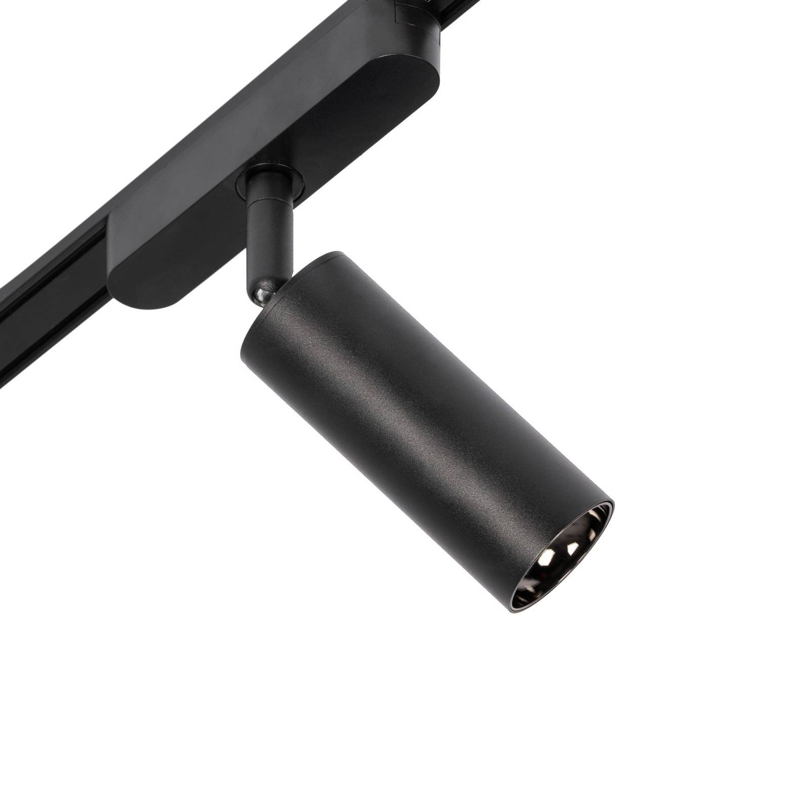 Lumaro track system, reflektory, 10 svetiel, čierne, Ø 4cm, 48V