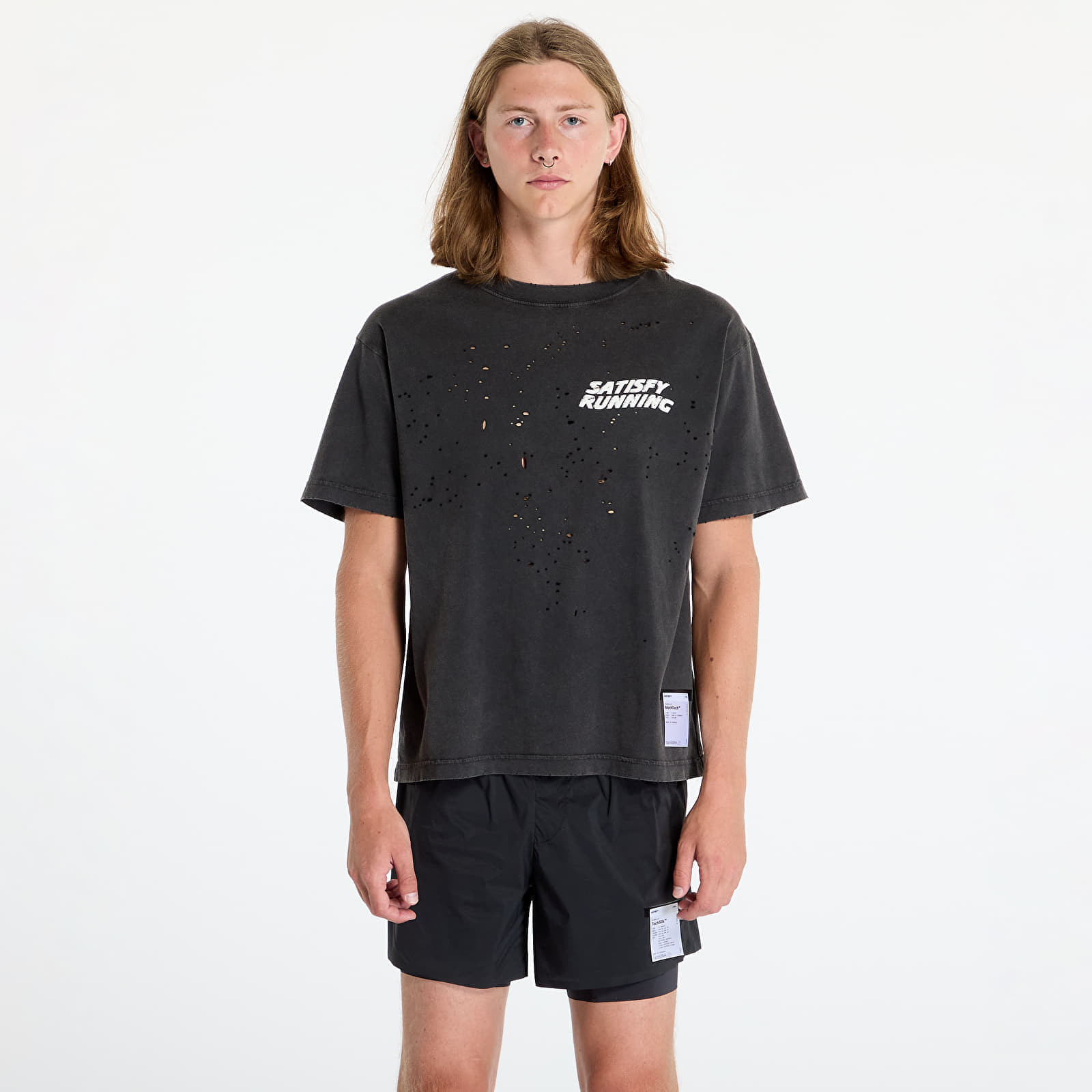 Tričko Satisfy MothTech T-Shirt UNISEX Aged Black L