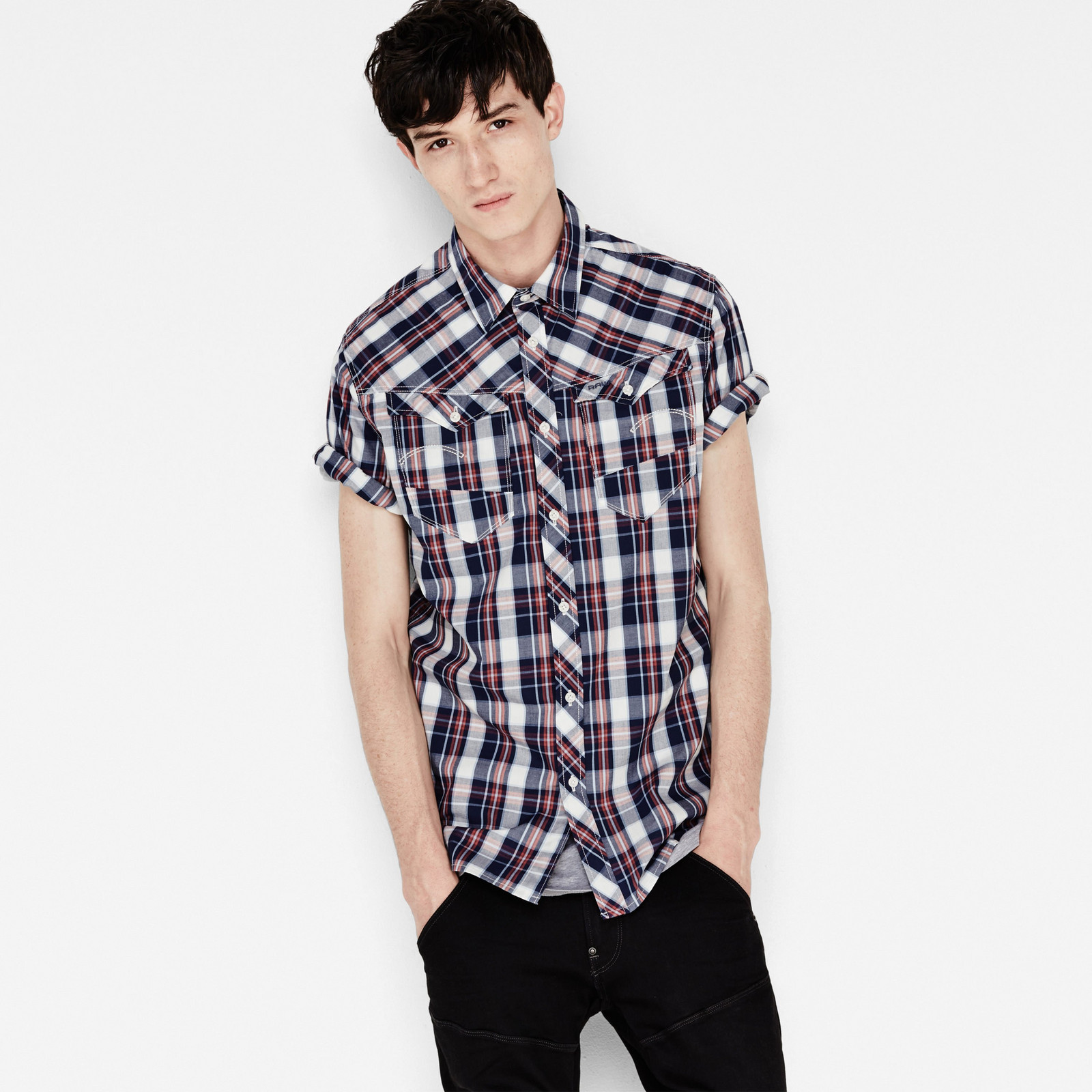Košeľa - G-star raw s krátkymi rukávmi