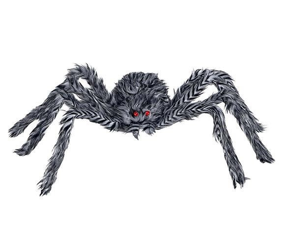 Guirca Dekorácia - Pavúk sivobiely 60 cm