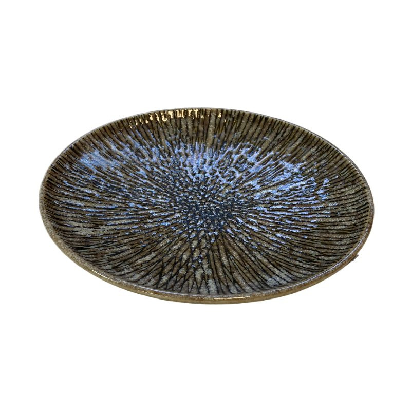 Tácka na tapas KIZAMI 17 cm, sivá, keramika, MIJ