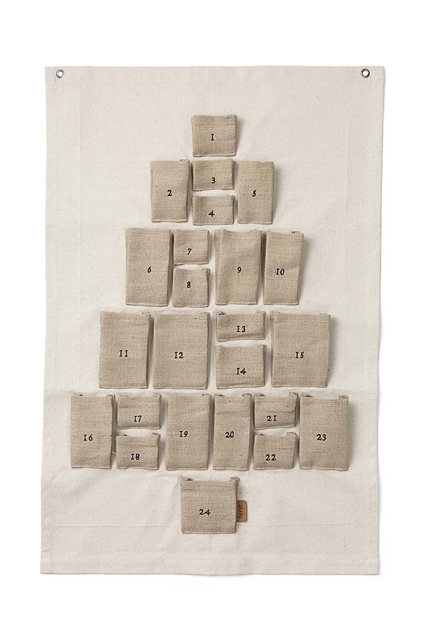 Adventný kalendár pre deti ferm LIVING Pine Christmas Calendar