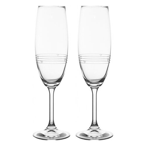 Pohár SRDIEČKA 0,22 l sekt 2 ks