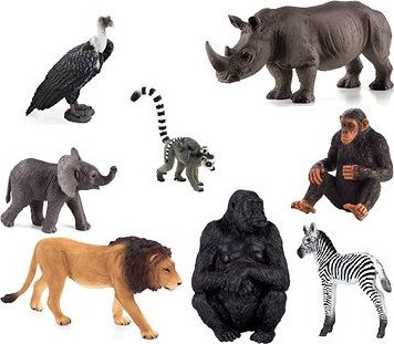Mojo Fun sada figurek Afrika 1
