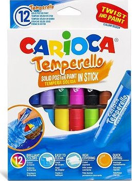 Carioca Temperové barvy v tyčince 12 ks