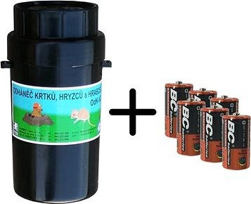 Format1 OdKH2 + batéria, Plašič krtkov, hryzcov, hrabošov s náhodne sa meniacim zvukom
