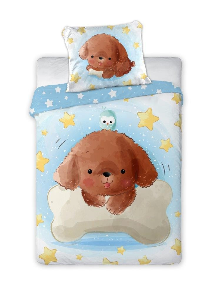 Dětské bavlněné povlečení CUDDLES 100x135 cm + 40x60 cm vícebarevné