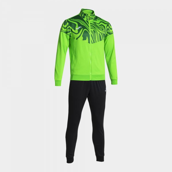 LION II TRACKSUIT FLUOR GREEN BLACK L