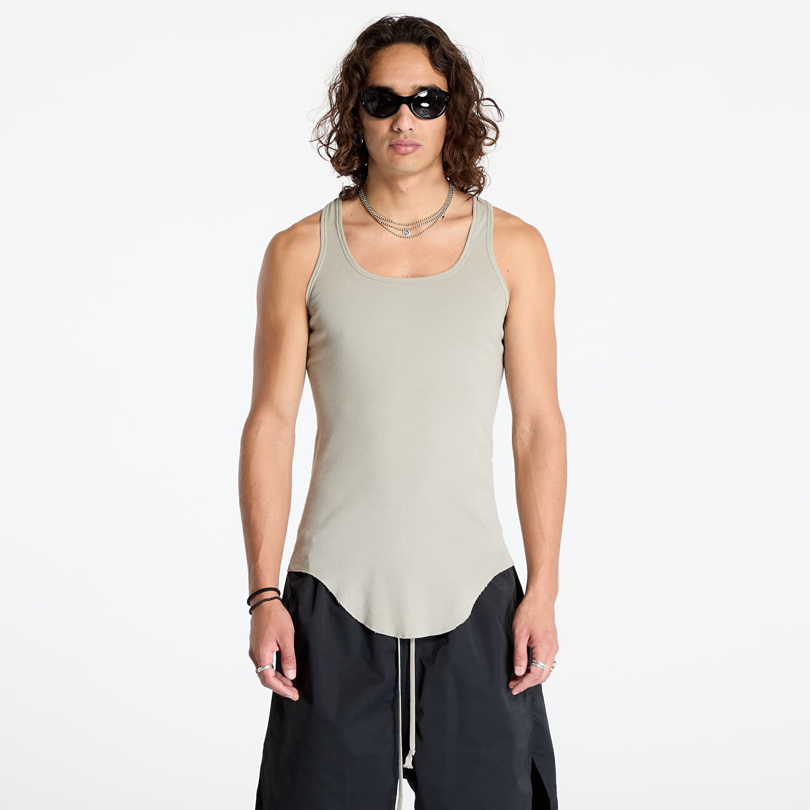 Tielko Rick Owens DRKSHDW Knit Drk Tank Top Pearl L