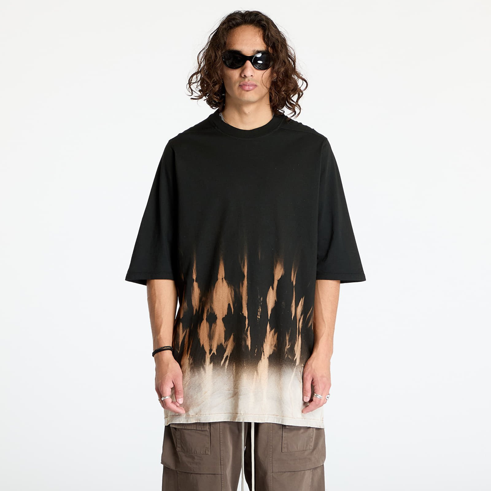 Tričko Rick Owens DRKSHDW Knit - Jumbo Ss T-Shirt Black/ Terra M
