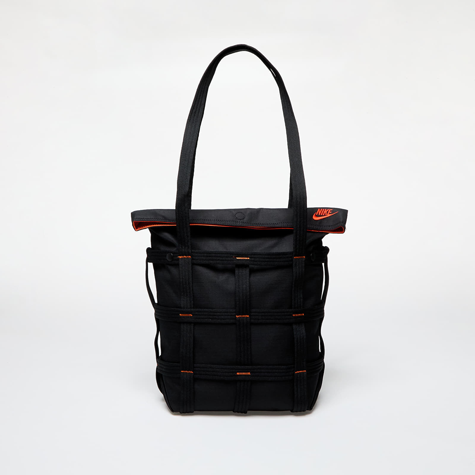 Nike Sportswear Cargo Tote Black/ Black/ Orange Universal