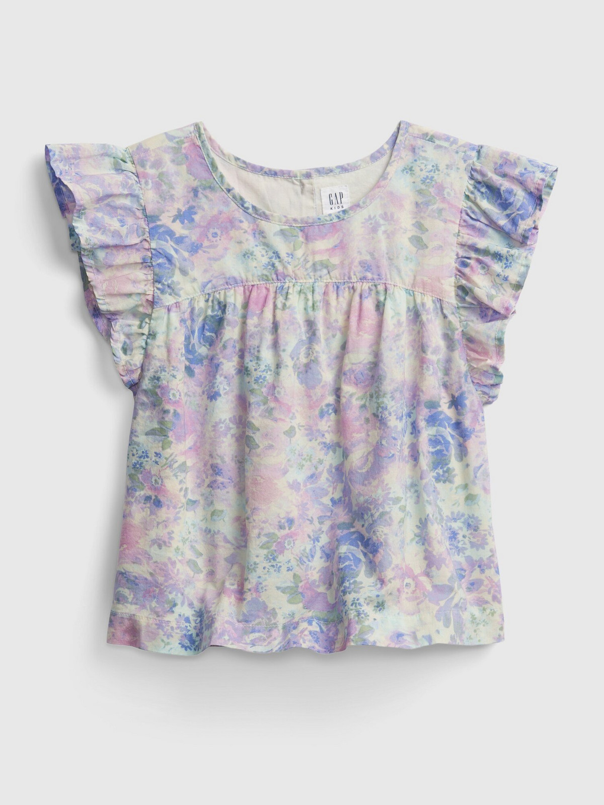GAP Detský top watercolor Farebná