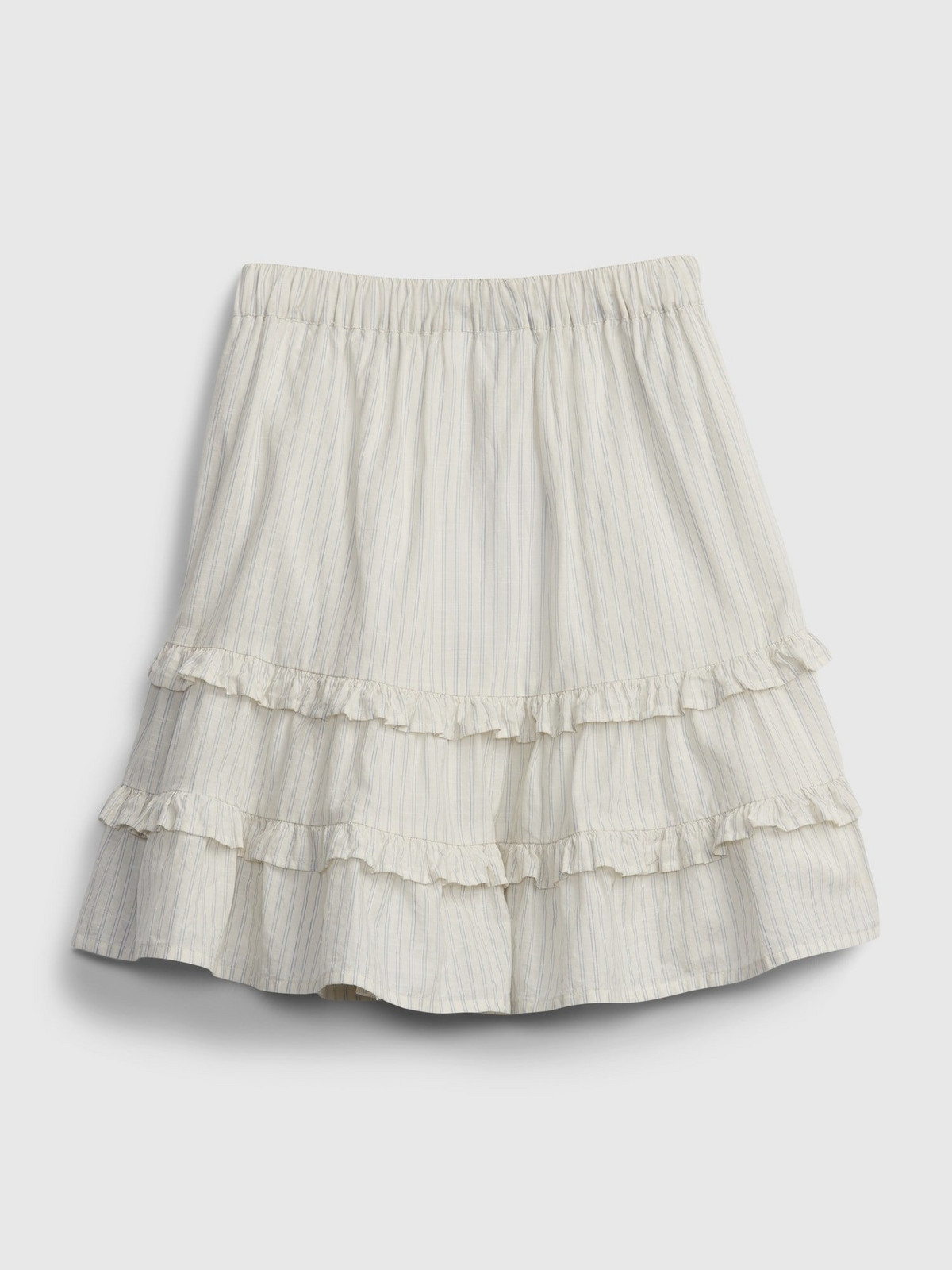 GAP Detská sukňa stripe skirt Biela