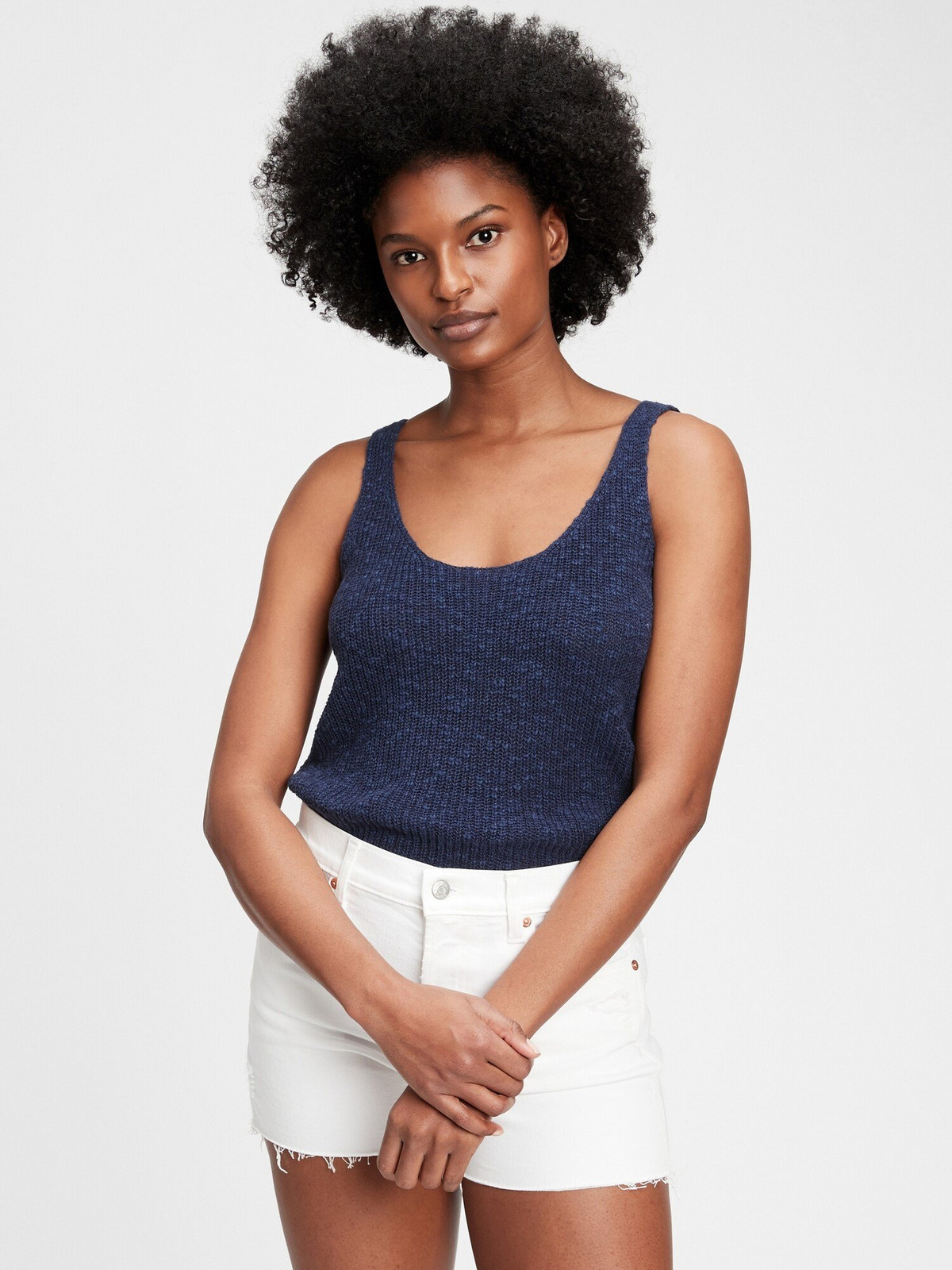 GAP Modré dámské tílko summer femme tank