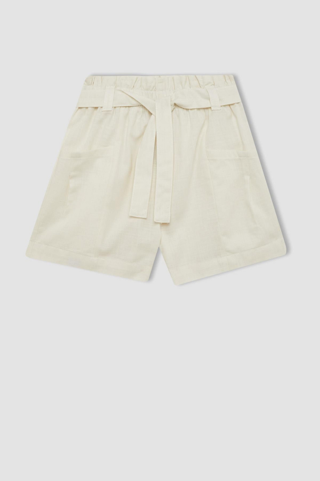 DEFACTO Girl's Linen Shorts