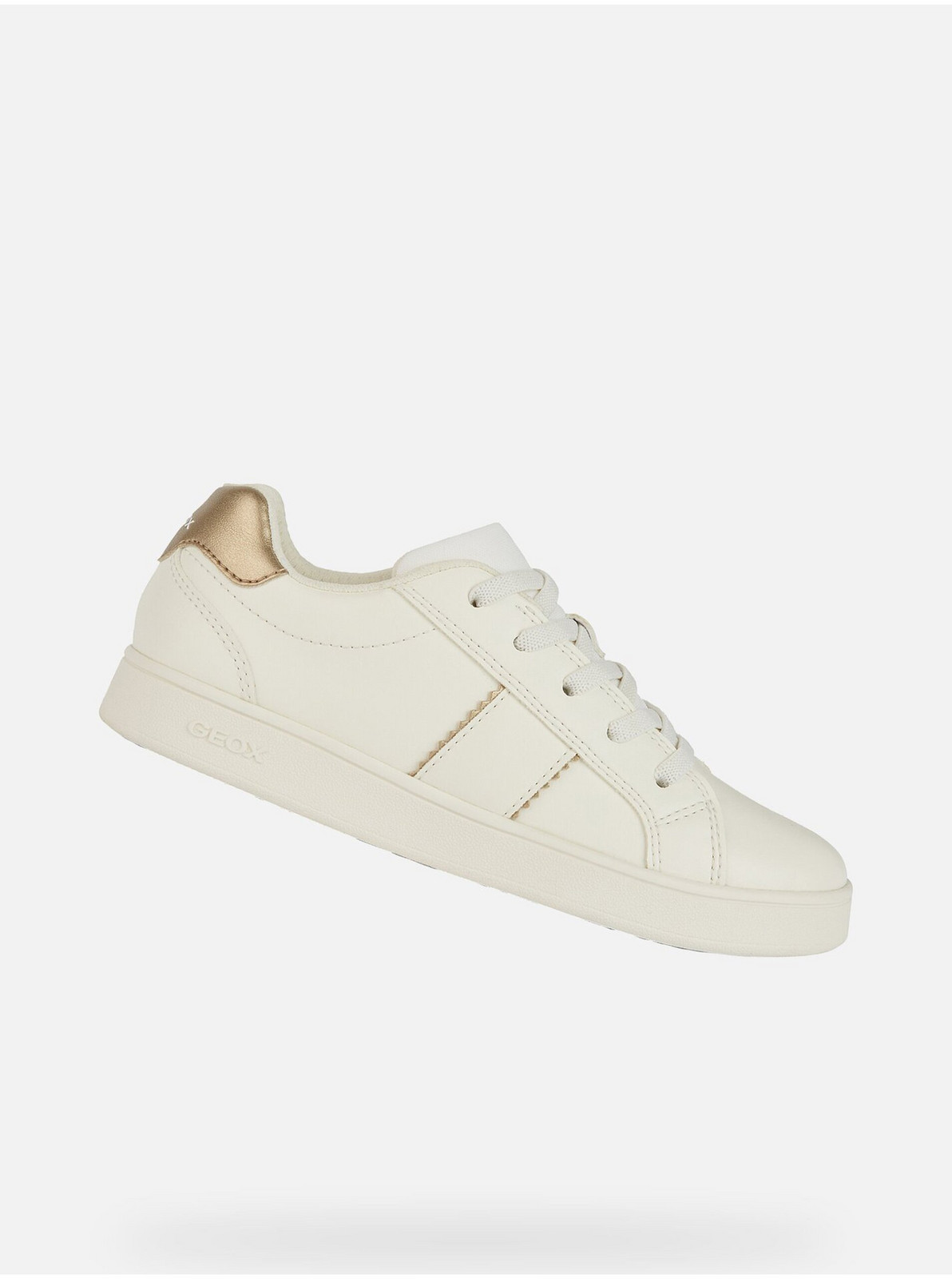 Biele dievčenské tenisky Geox Eclyper