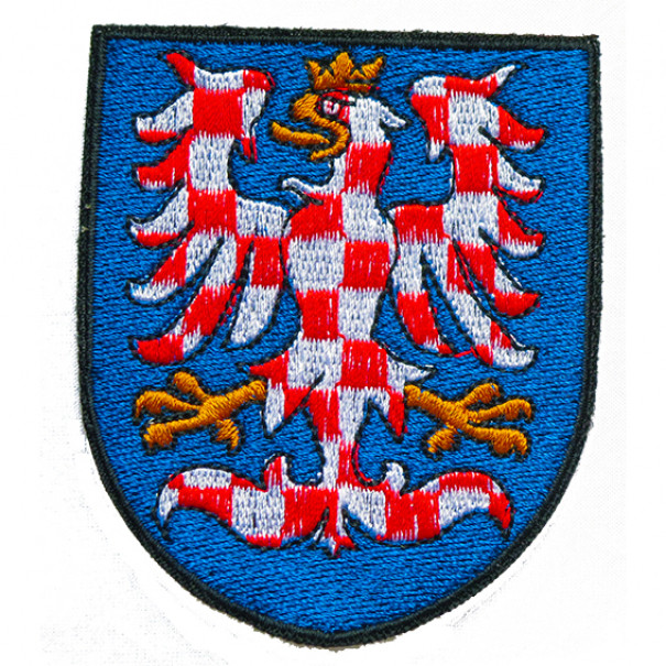 Nášivka znak Moravská orlica 7x5,8 cm