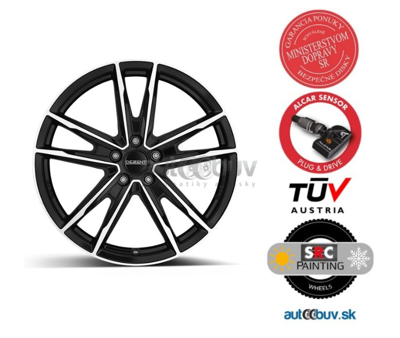 DEZENT KF dark 7.00x17 5x114.30 ET35