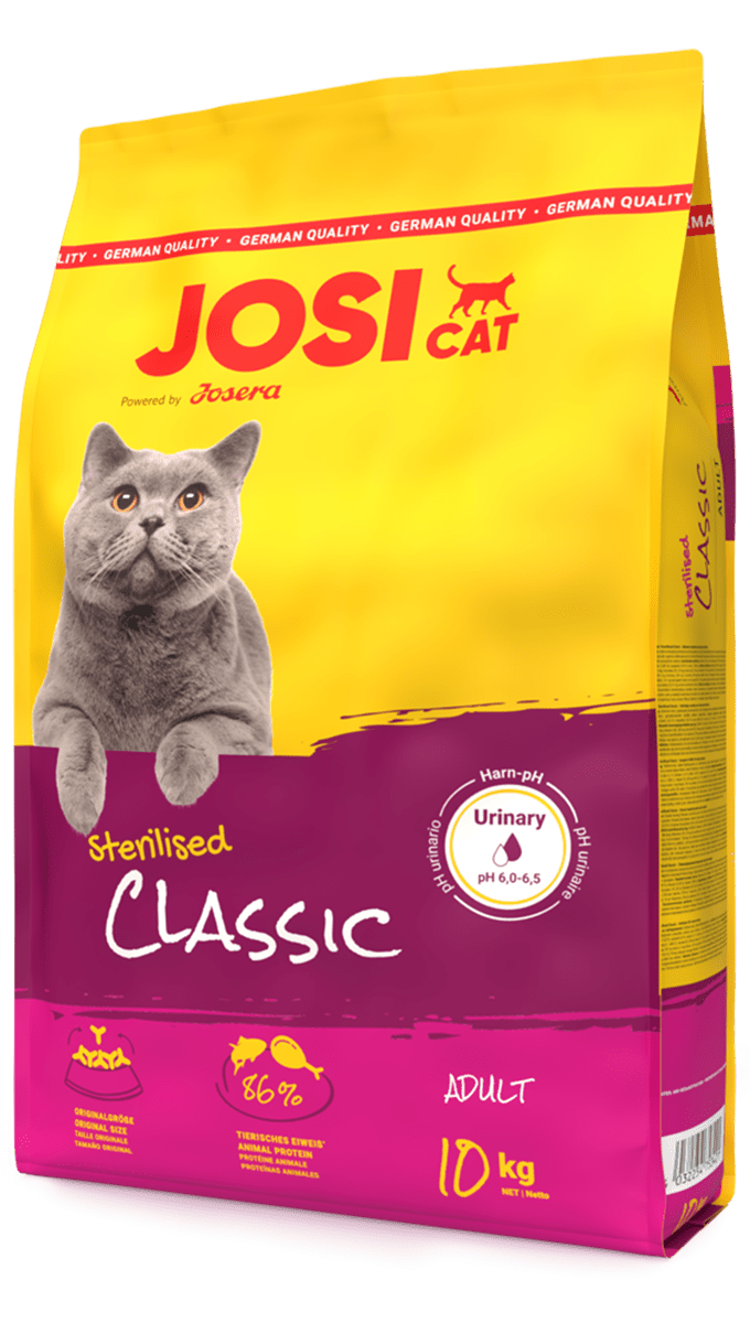 JosiCat Cat Sterilised Classic granule pre dospelé kastrované mačky 1,9kg