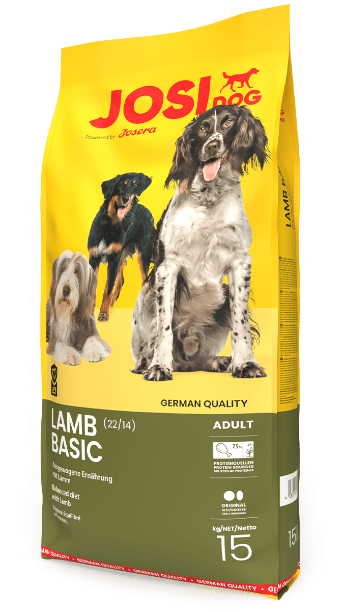 JosiDog Lamb Basic granule s jahňacím mäsom pre dospelé psy 15kg