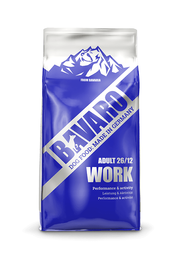 Bavaro Dog Bavaro Work 26/12 granule pre aktívne dospelé psy 18kg