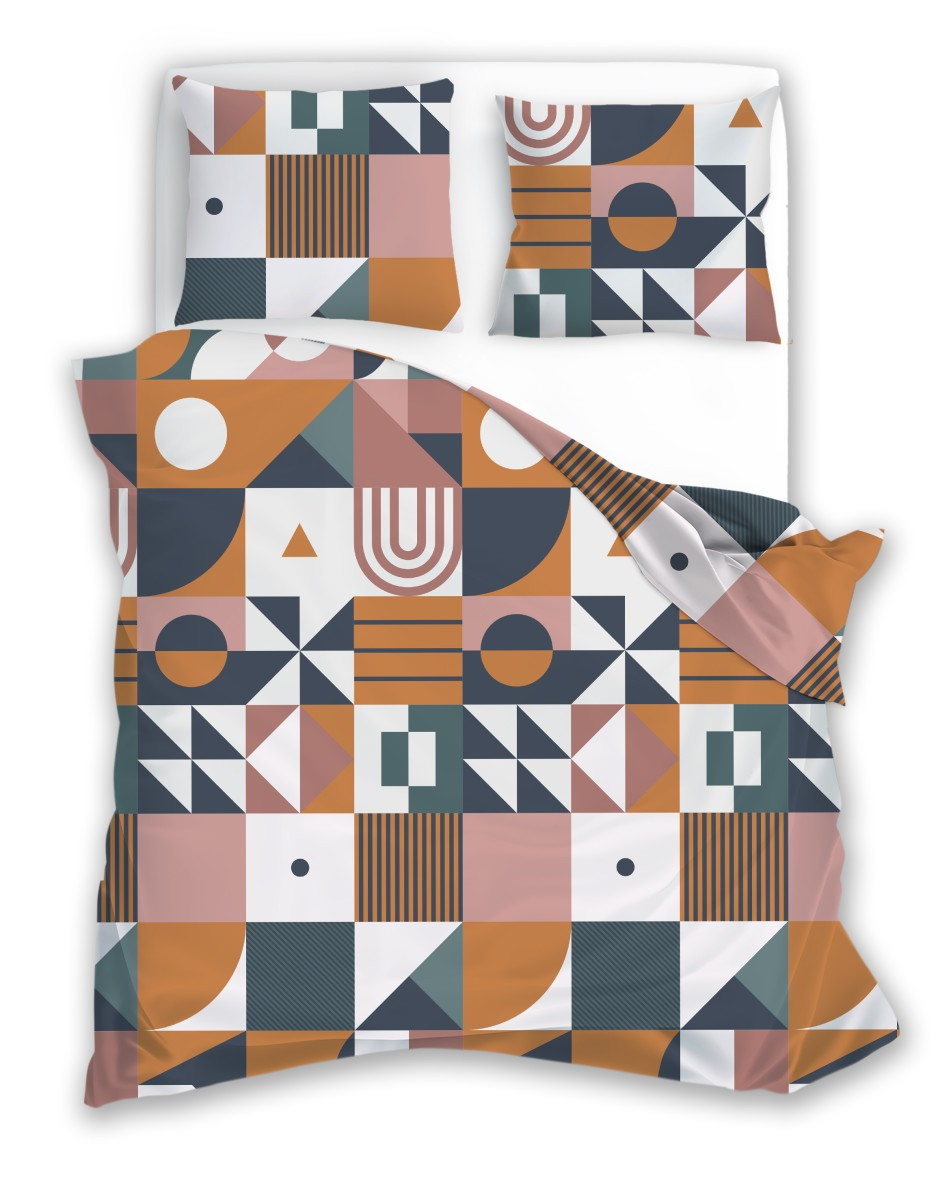Povlečení z mikrovlákna HARMONY 220x200 cm + 2x 70x80 cm vícebarevné