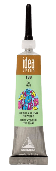 MAIMERI VETRO RILIEVO - Kontúra na sklo (138 - gold, 20 ml)