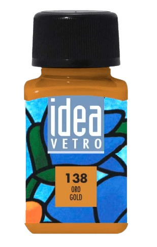 MAIMERI IDEA VETRO - Farby na sklo 138 - gold, 60 ml