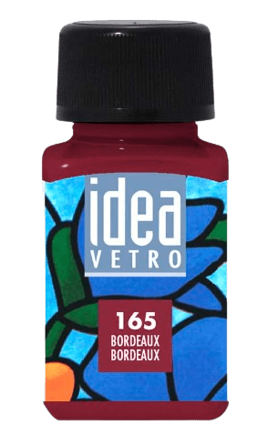 MAIMERI IDEA VETRO - Farby na sklo 165 - bordeaux, 60 ml