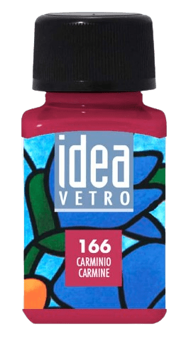 MAIMERI IDEA VETRO - Farby na sklo 166 - carmine 60 ml