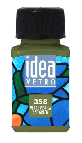 MAIMERI IDEA VETRO - Farby na sklo 358 - sap green, 60 ml