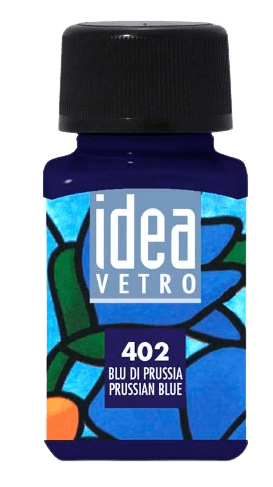MAIMERI IDEA VETRO - Farby na sklo 402 - prussian blue, 60 ml