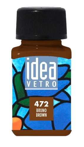 MAIMERI IDEA VETRO - Farby na sklo 472 - brown, 60 ml