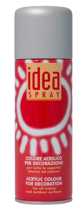 MAIMERI IDEA SPRAY - Dekoračný umelecký sprej 706 - strieborný chrómový, 0,2 L