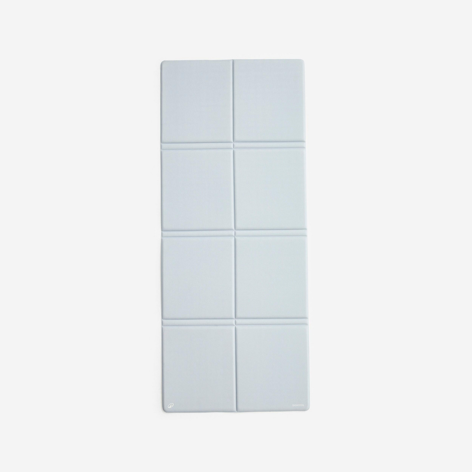 Skladacia podložka na pilates 150 cm × 62 cm × 10 mm sivá