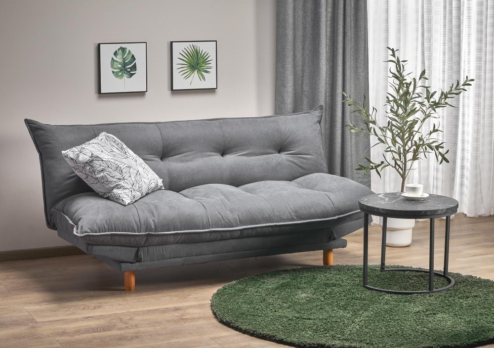 Rozkladacia pohovka PILLOW Halmar Sivá
