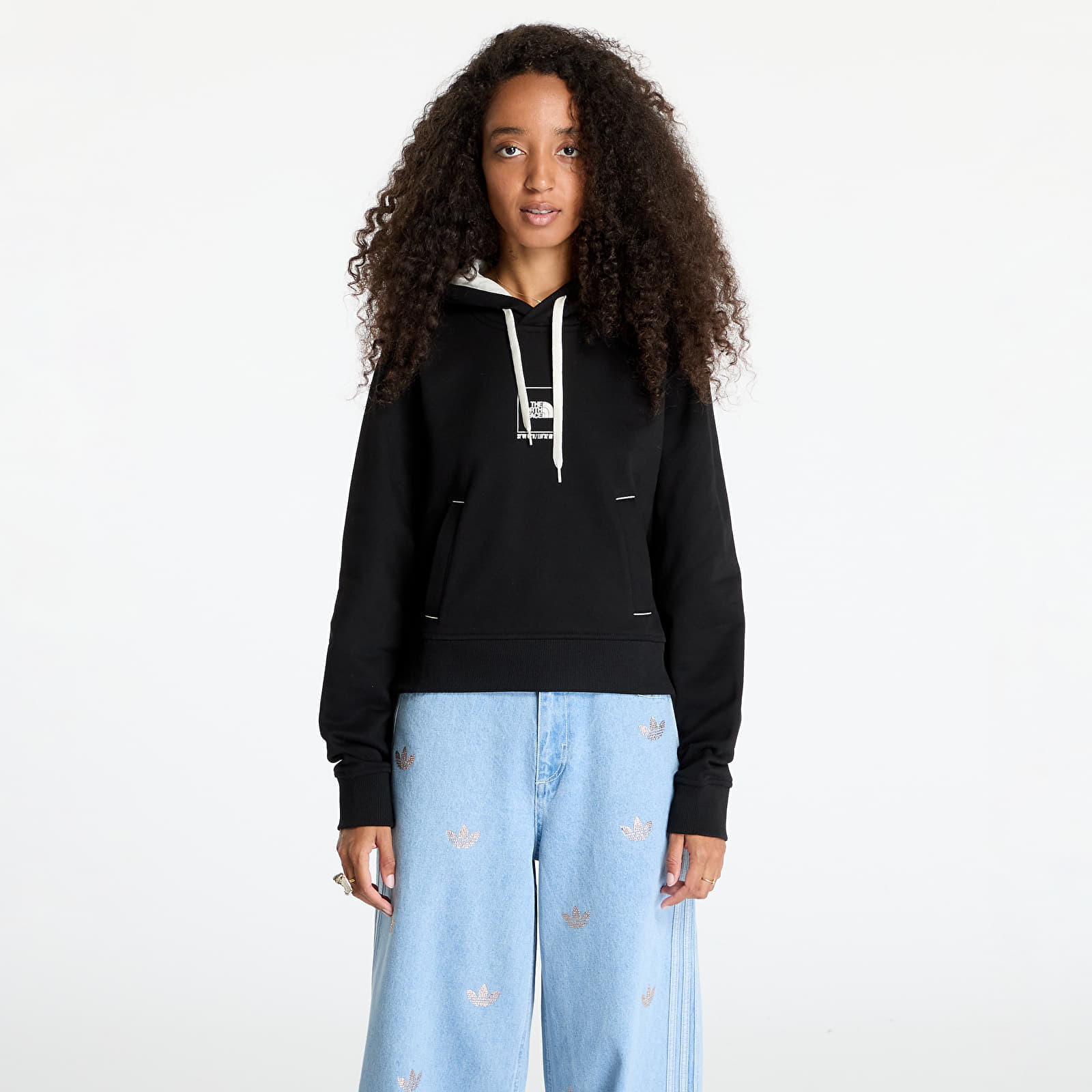 Mikina The North Face W Coordinates Crop Hoodie Tnf Black L