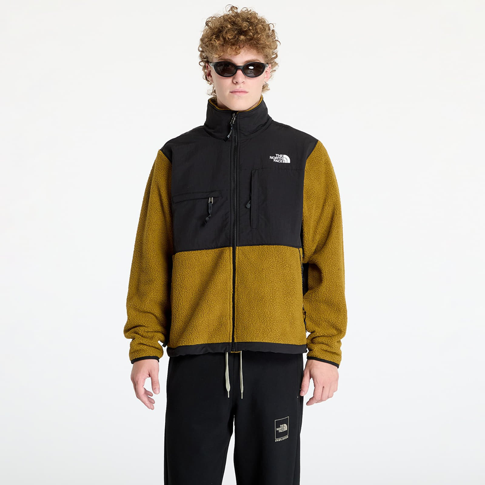 Bunda The North Face M Retro Denali Jacket Moss Green/Tnf Black L