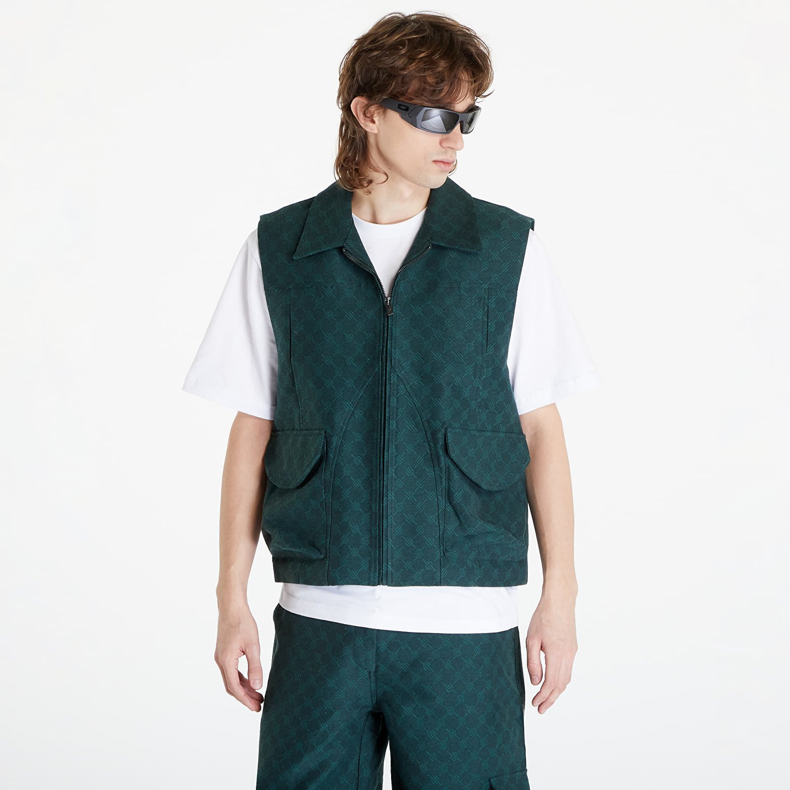 Vesta Daily Paper Benji Monogram Vest Pine Green XS