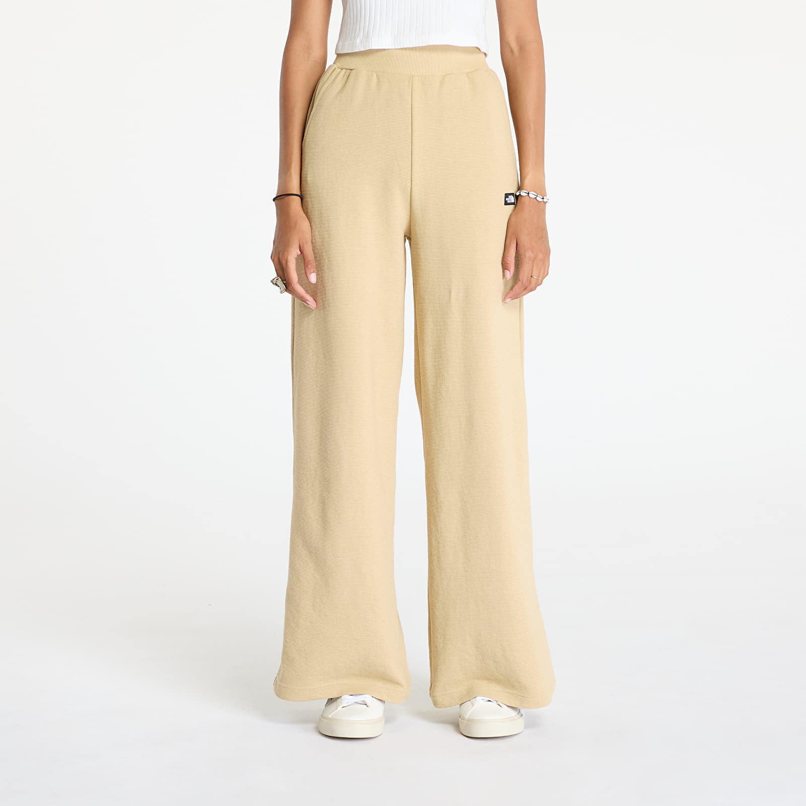 Tepláky The North Face W Hoden Wide Leg Jogger Khaki Stone XS