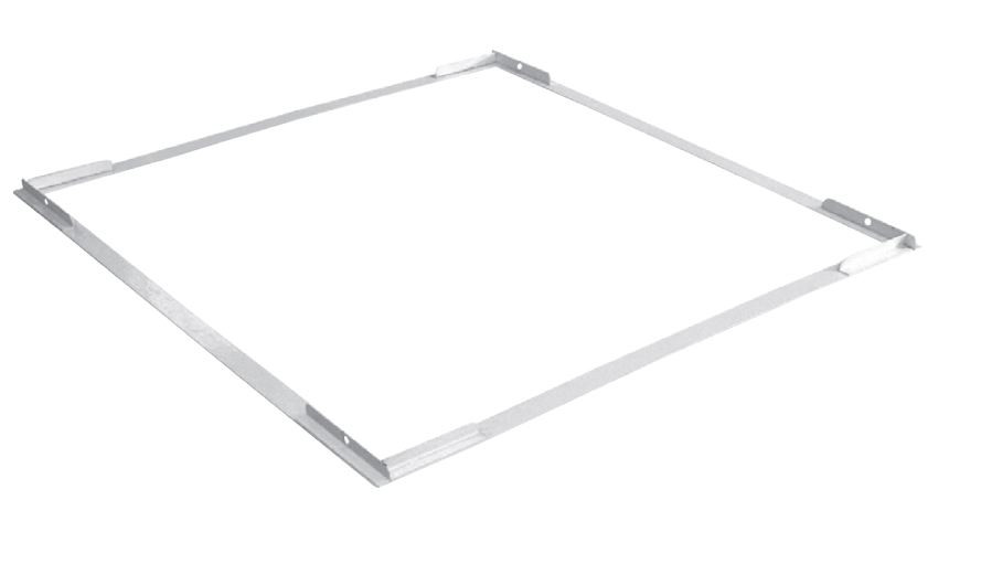 LED Solution Biely prechodový rámček z 60x60cm na 62x62cm 1064184000