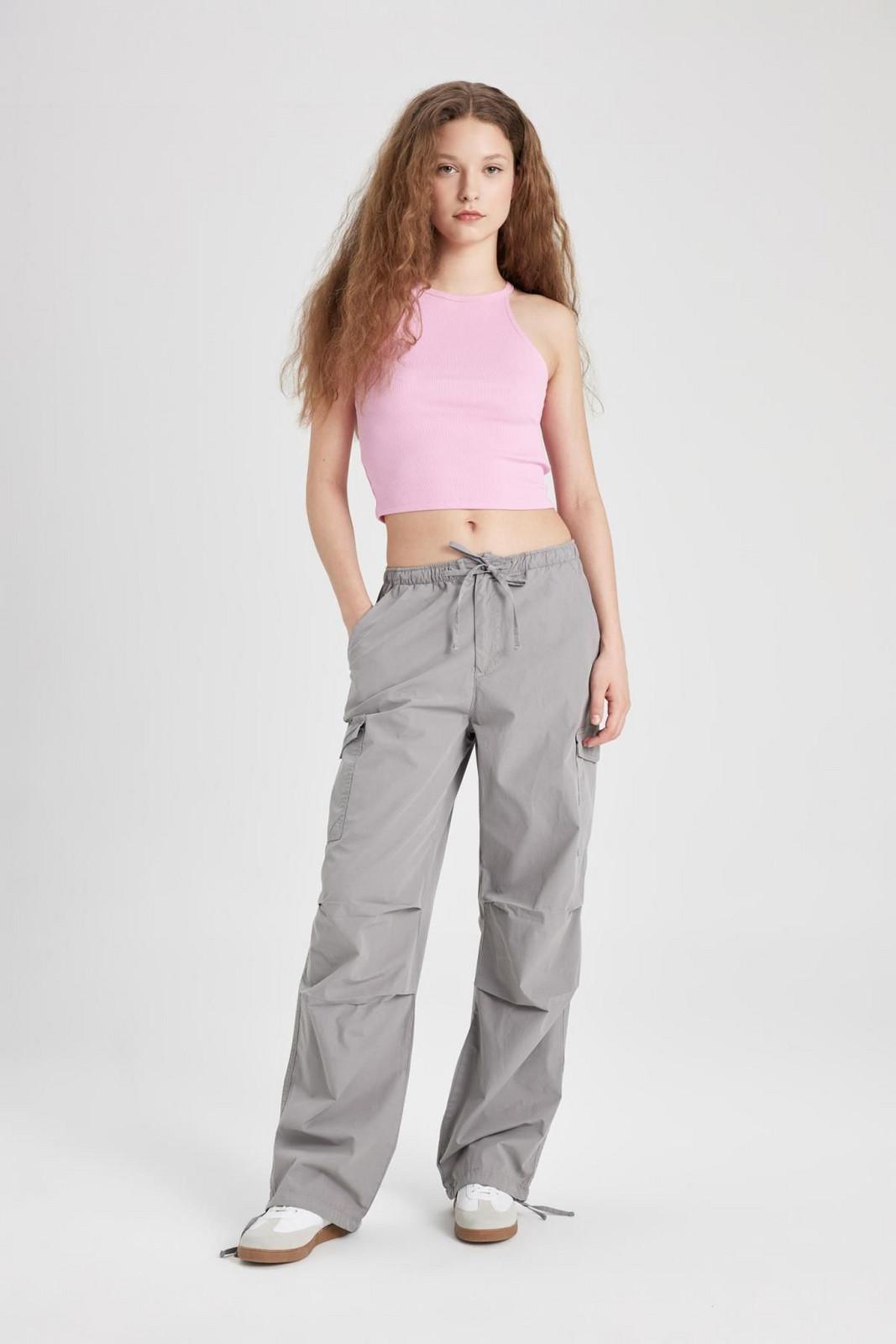 DEFACTO Cool Parachute Normal Waist Poplin Trousers