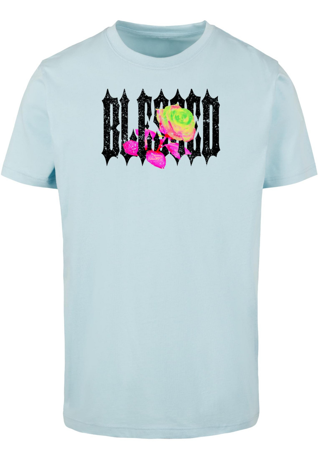 Men's T-shirt Blessed Rose blue