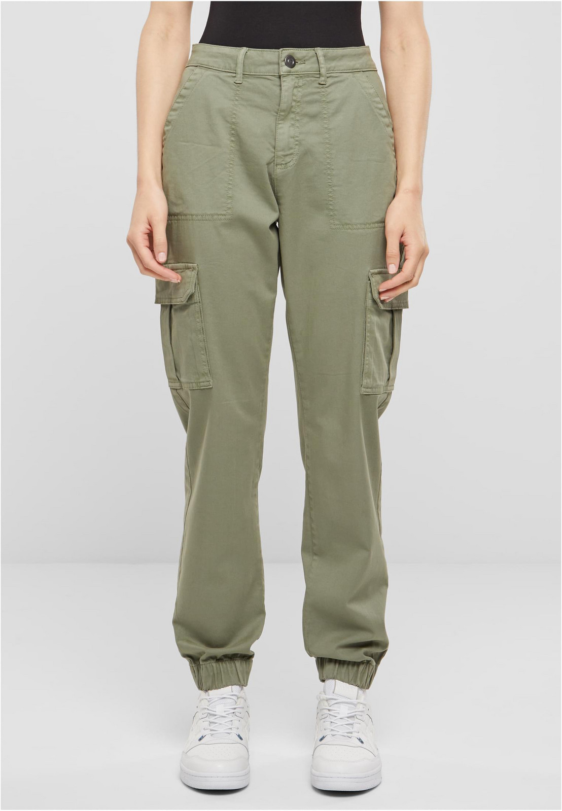 Women's Cotton Twill Utility trousers light green