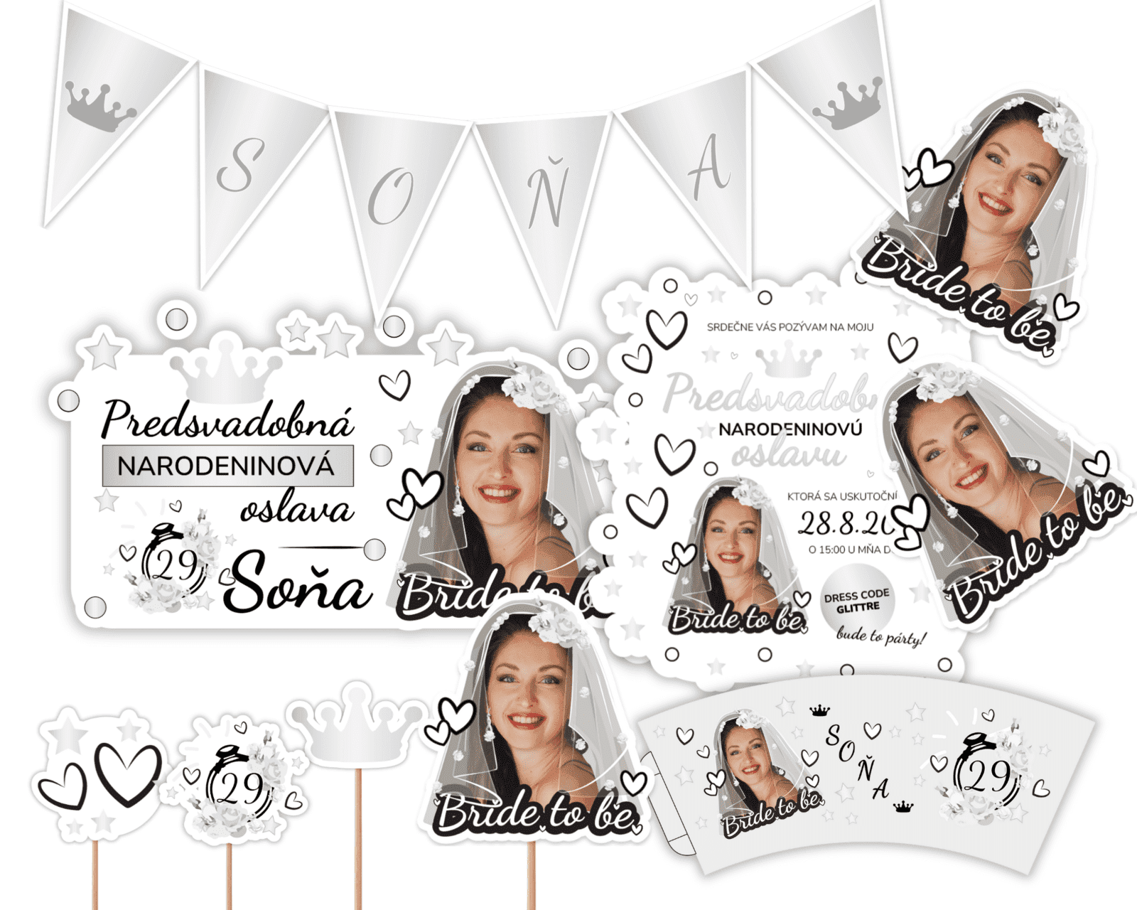 Personal Personalizovaný narodeninový set - Predsvadobná oslava