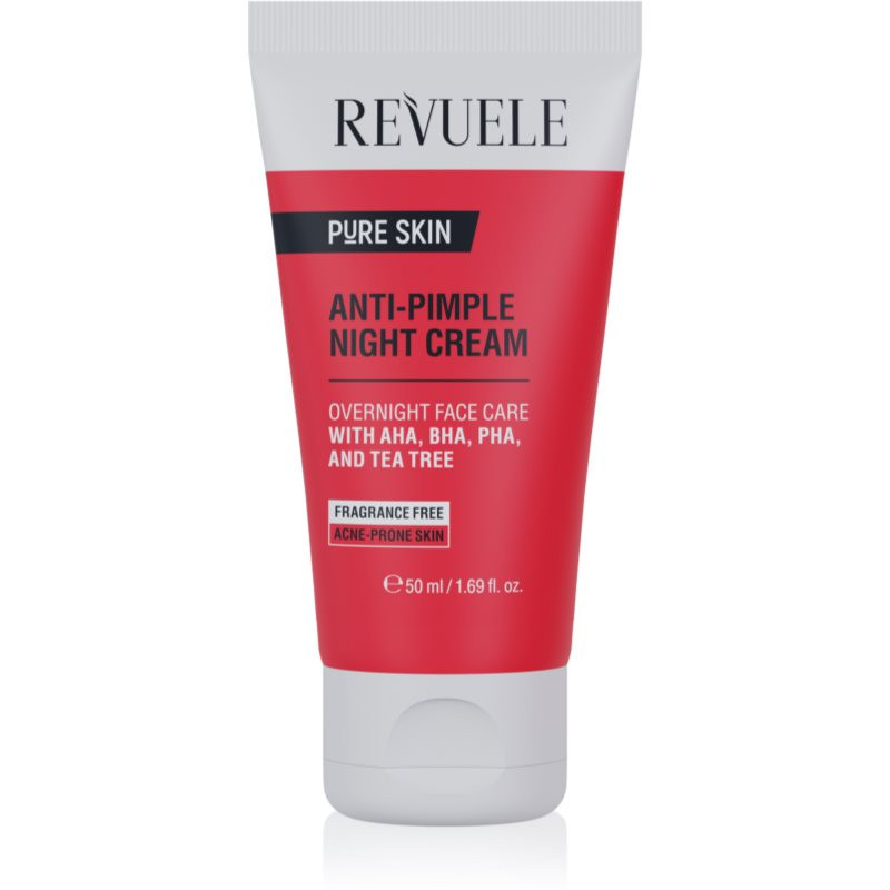 Revuele Pure Skin Anti-Pimple nočný krém proti akné 50 ml
