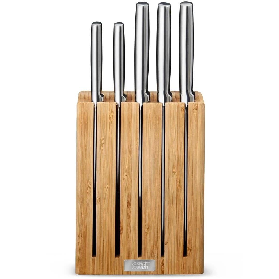 Súprava nožov s blokom ELEVATE BAMBOO 10564, sada 6 nožov, Joseph Joseph