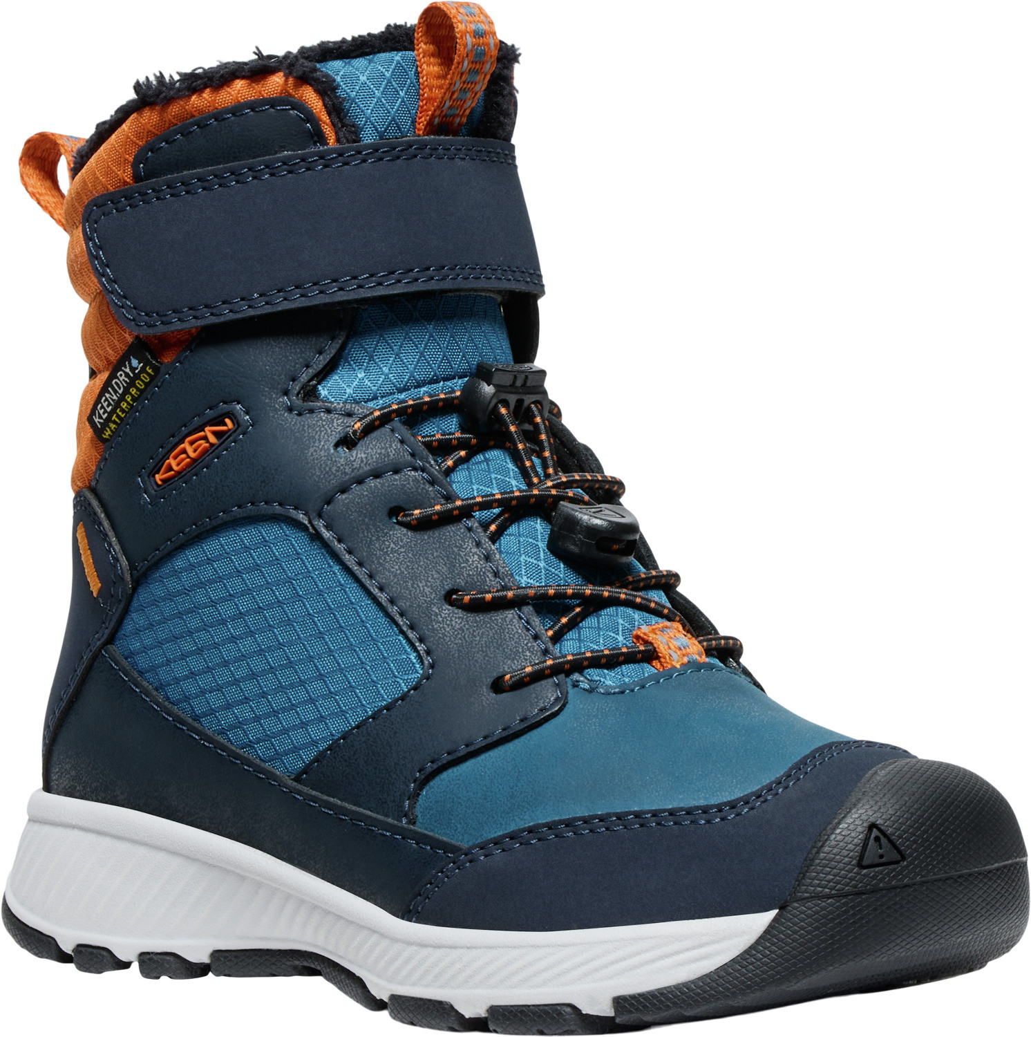 Keen SKUA WINTER WP CHILDREN sky captain/gold flame Veľkosť: 27/28