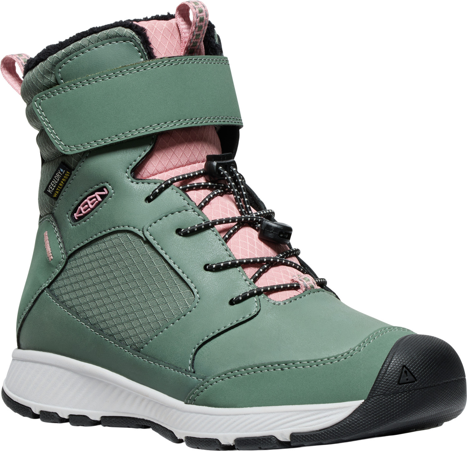 Keen SKUA WINTER WP YOUTH dark forest/rose elegancia Veľkosť: 32/33