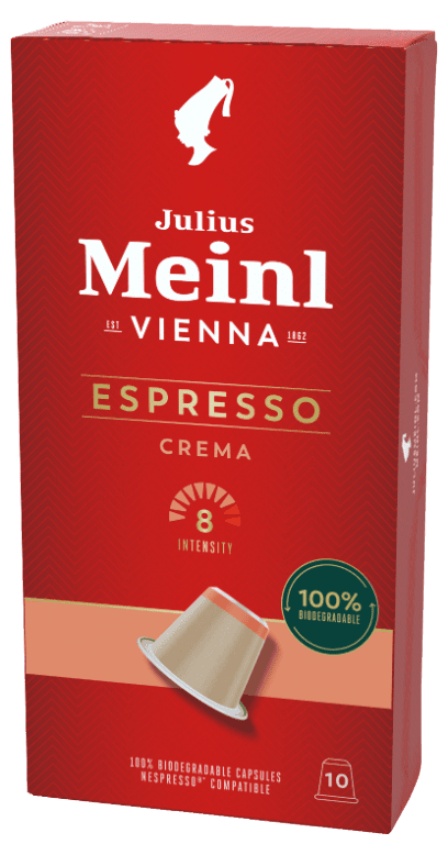 JULIUS MEINL Kompostovatelné kapsule Inspresso Espresso Crema 10 kapsúl